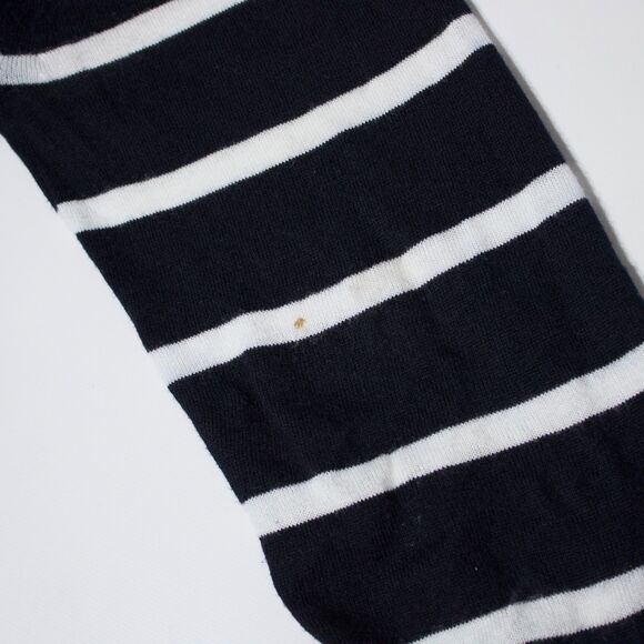 Vince Navy Blue & White Striped Wide Oversized Boxy Top Lightweight Large - Picture 8 of 8